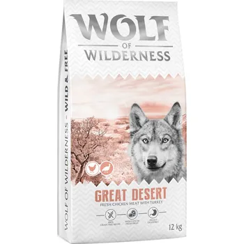 Pro psa 12kg Wolf of Wilderness Adult "Great Desert" Turkey - bez obilovin - nová receptura