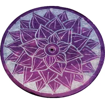 Vonná tyčinka Stojan na vonné tyčinky Mastek Čakry 8 cm - Čakra: 7 (korunní)