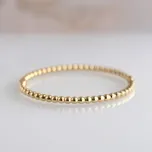 Lillian Vassago Pevný kuličkový zlatý náramek LLV01-GB020