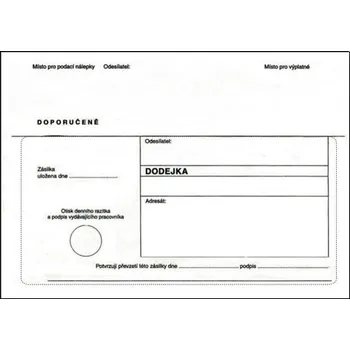 Obálka Krpa Obálky B6 s dodejkou, vytrhovací okénko - bílá / 1000 ks 33539