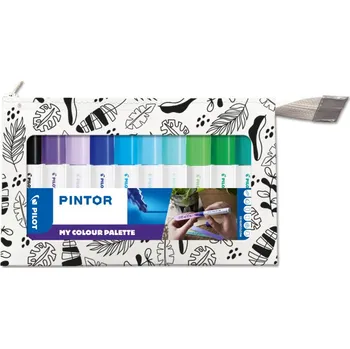 Popisovač Pilot Pintor MY PALETTE / sada 10 ks / studené odstíny