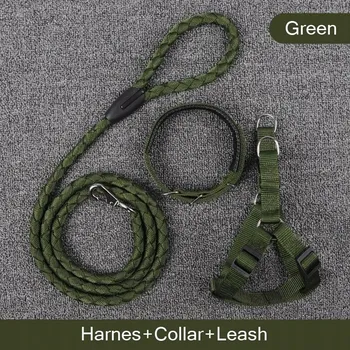 Obojek pro psa Surtep Animals Vodítko + postroj + obojek Easy Barva: Zelená, Velikost: S