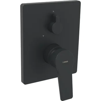 Vodovodní baterie Hansa Vanová baterie pod omítku, 2 výstupy, matná černá - 8984908333