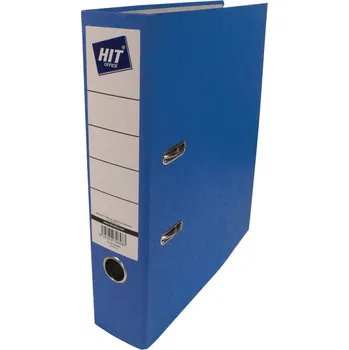 Hit Office Pořadač A4 pákový prešpán Hit Office - hřbet 7,5 cm / modrá 481901