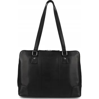 Kabelka Beltimore kabelka z pravé kůže černá