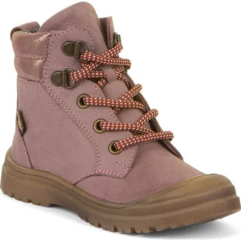 Dívčí obuv Kožené boty Froddo Tylas TEX Laces Dark Pink s membránou G3160228-4 Velikost: 24
