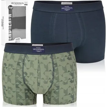 Pánské oblečení PÁNSKÉ BOXERKY HENDERSON ŠORTKY 42249 JOB 2-balení vel. M