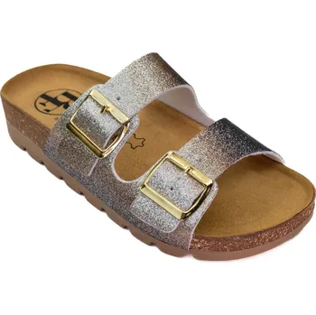 Dámské pantofle Pantofle BF s klínkem měděné barvě Velikost: 39