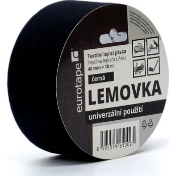 Lepicí páska Europack Lepicí pásky kobercové - 48 mm x 10 m / černá 214933