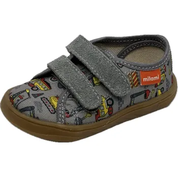 Chlapecké tenisky Barefoot plátěnky Milami BF3 VJ47 Grey Velikost: 33