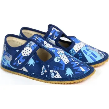 Chlapecká obuv Barefoot bačkory HP Čechtín ČECHFOOT modrá Velikost: 29