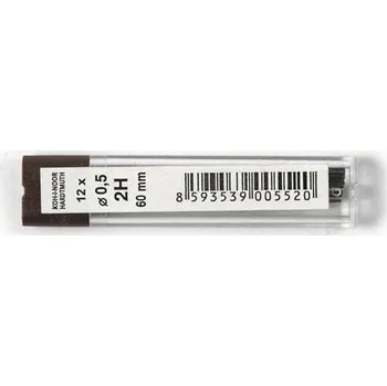 Mikrotužka Koh-i-noor Tuhy do mikrotužek KOH-i-NOOR - 0,5 mm / 2H 362313