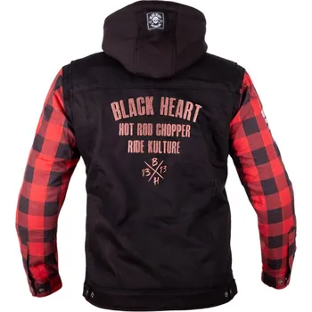 WTEC BLACK HEART Moto bunda W-TEC Black Heart Radikaal - červeno-černá Barva: Černá, Velikost: XL
