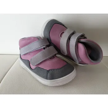Dívčí polobotky Jonap barefoot boty BELLA M SLIM růžová Velikost: 22