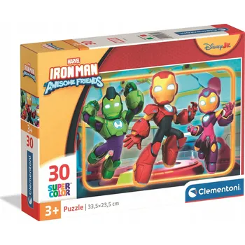 Puzzle PUZZLE 30 IRON MAN A PŘÁTELÉ CLEMENTONI 20839