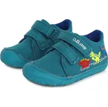 DDstep Barefoot plátěné tenisky D.D.step C073-376A Emerald Velikost: 20