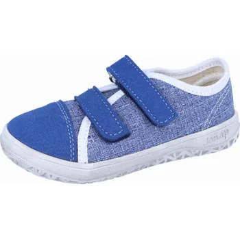 Chlapecké tenisky Jonap barefoot tenisky Airy modrá riflová Velikost: 26