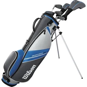 Golfový set WILSON Deep Red Junior dětský golfový set 8-11 let + Dárková krabička týček