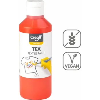 Speciální výtvarná barva Creall Textilní barva Creall Tex - 250 ml / oranžová 544838