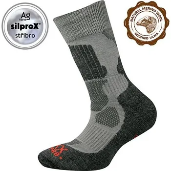 Ponožky VoXX Etrexík merino světle šedá Velikost: 20-24 (14-16)