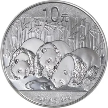 Stříbrná mince 1 Oz China Panda 2013