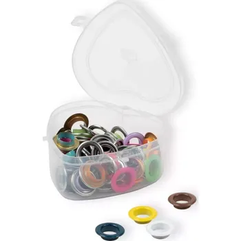 Průchodky 14 mm s podložkou, sada 11 barev Prym 542 622