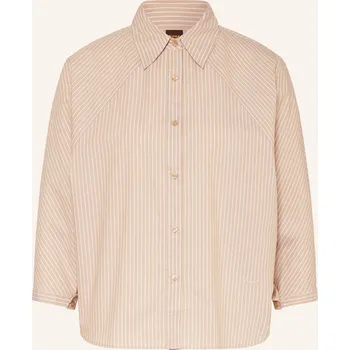 Dámská halenka Boss Dámská Košile Belenta S 3/4 Rukávem, velbloudí / bílá, 34