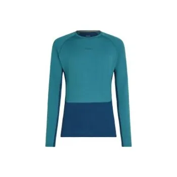 Icebreaker Mens 200 ZoneKnit LS Crew, Atlantis/Topaz/CB