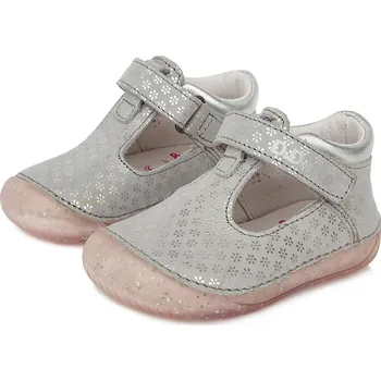 Dívčí baleríny DDstep Kožené barefoot balerínky D.D.step H070-159 Grey Velikost: 23