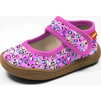 Chlapecké bačkory Barefoot plátěnky Milami BF5 ZAB04 10A Pink Velikost: 23