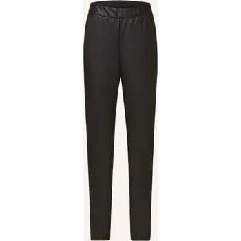 Dámské legíny Boss Dámské Legíny Taslimah V Koženém Vzhledu, černá, 44