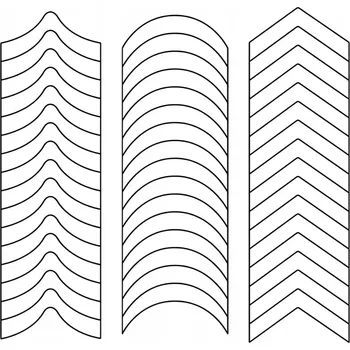 SAMOLEPKY PRO FRENCH MANICURE, SAMOLEPICÍ PÁSKY NA ZDOBENÍ NEHTŮ