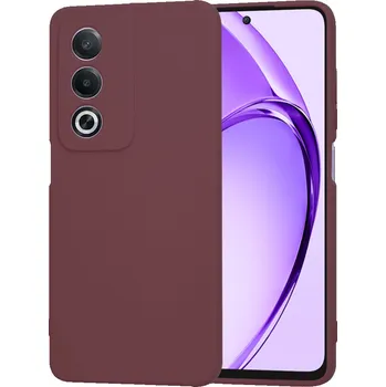 Pouzdro na mobilní telefon Techsuit SoftFlex pro Oppo A80 5G švestkově červená