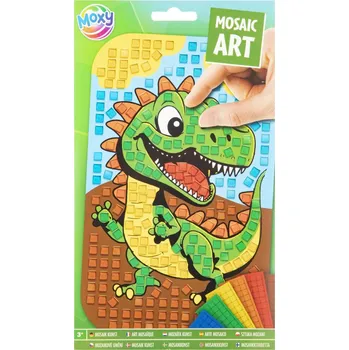 kreativní sada Rappa Kreativní set mozaika podle barev metalická A5 Dinosaurus