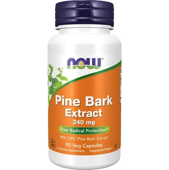 Přírodní produkt Now Foods Pine Bark Extract 240 mg (90 Veg Kapsla)