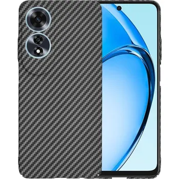 Pouzdro na mobilní telefon Techsuit Carbonite FiberShell Oppo A60 4G Black