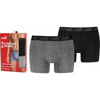 Pánské spodní prádlo Pánské boxerky PUMA slipy BAVLNA 2 PÁK VE VELIKÁCH L