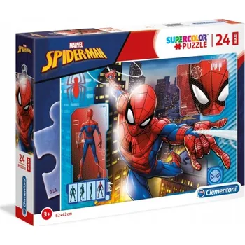 Puzzle Clementoni 24dílné Puzzle SuperColor Maxi Spider-Man 24dílné Puzzle