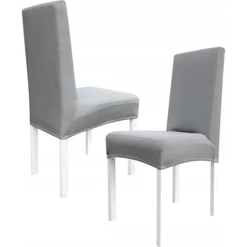 Potah na židli Šedý potah na židli PrzydaSie