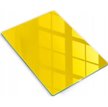 Kuchyňské prkénko Kuchyňské skleněné prkénko eko premium ideální 40x52 cm Barva žlutá