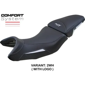 Moto sedlo TPZ Italia Potah sedla Honda NT 1100 (21-25) model Miyagi Comfort potah sedla: s logem 2WH (white)