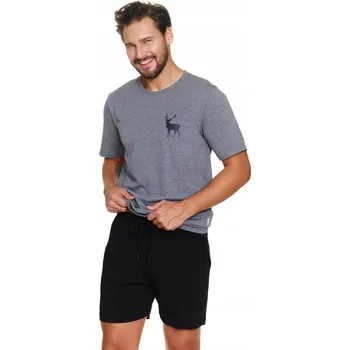 Pánské pyžamo Doctor Nap pánské pyžamo 7235 krátký rukáv velikost XXL