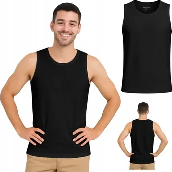 Pánské tričko Pánské tričko bez rukávů z TURECKÉ BAVLNY Captain Mike 4XL