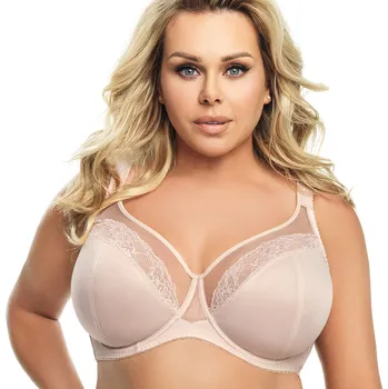 Dámské oblečení Gorsenia podprsenka s měkkými košíčky béžová velikost 65H