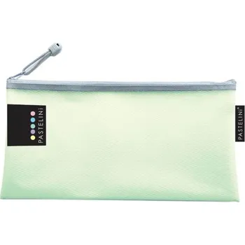 Pastelini Spisové desky na zip síťované PASTELINi - DL / zelená 145444