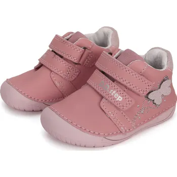 Dívčí obuv DDstep Kožené barefoot boty D.D.step S070-41929A Pink Velikost: 20