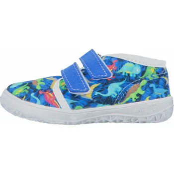 Dívčí tenisky Jonap barefoot tenisky B17 modrá t-rex Velikost: 20