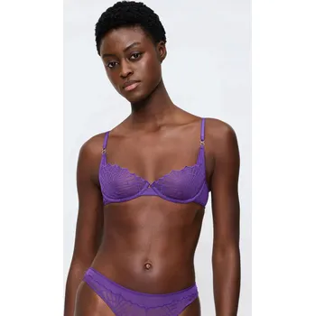 Podprsenka Triumph podprsenka s měkkými košíčky fialová velikost 75B