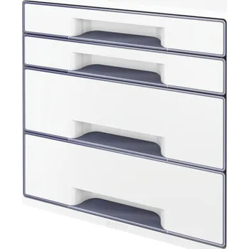 Zásuvkový kontejner WOW Leitz Zásuvkový box Leitz WOW - 2+2 zásuvky / šedá 32593