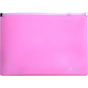 Concorde Spisové desky na zip CONCORDE - A5 / pastelová růžová 490346